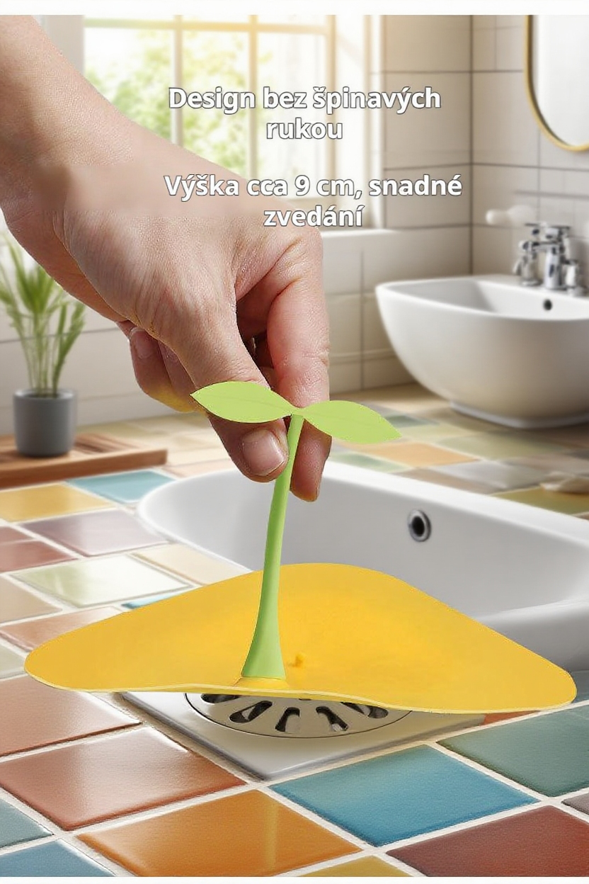 Instalace silikonového těsnění na odtok