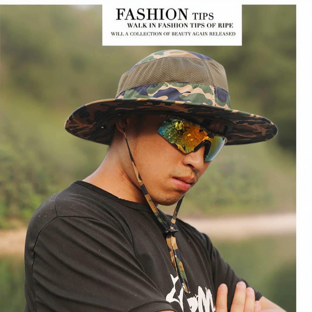 日よけ帽子  360°全方位日焼け止め