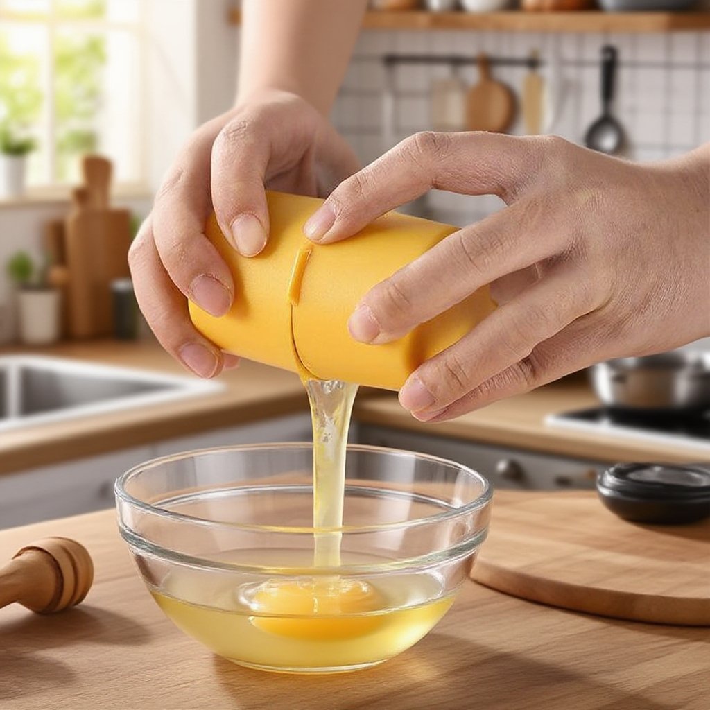 家庭用キッチン手動開卵器