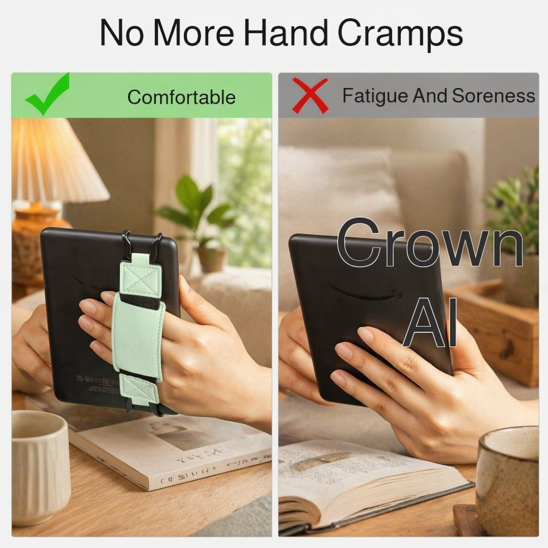 Safe grip tablet stand for e-readers
