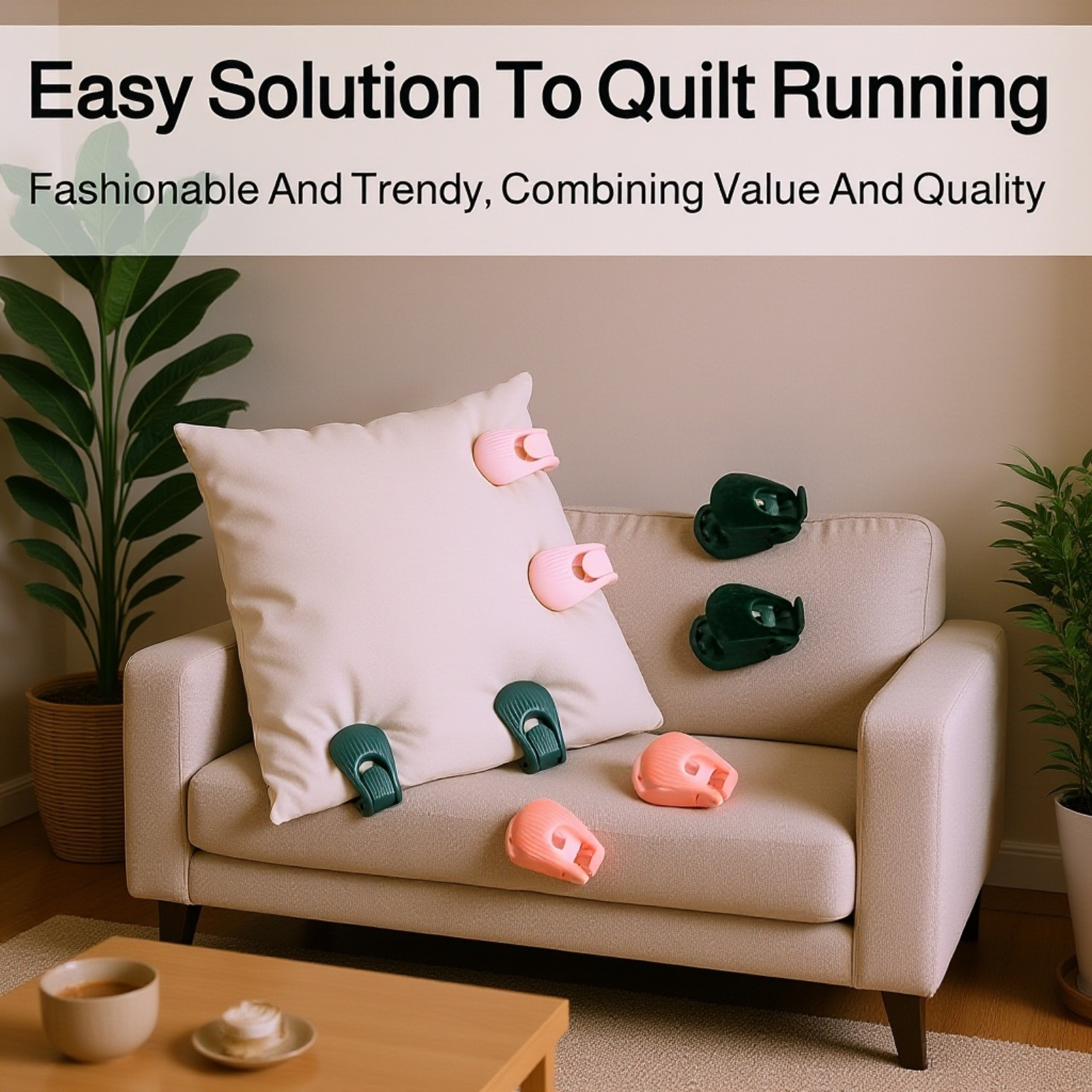 Easy-to-use Shell Sheet Clips for bedding