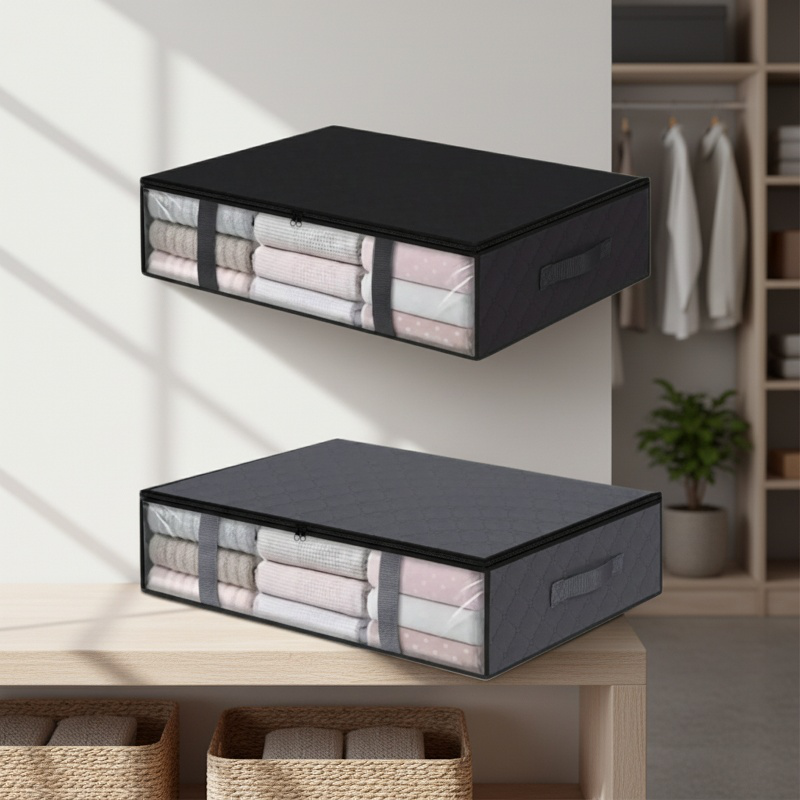 Bolsa de almacenamiento grande y plegable para debajo de la cama, ideal para ropa y mantas