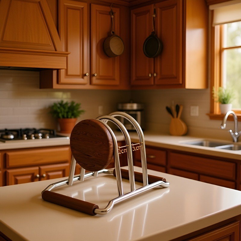 Rozsdamentes acél konyhai vágódeszka tartó