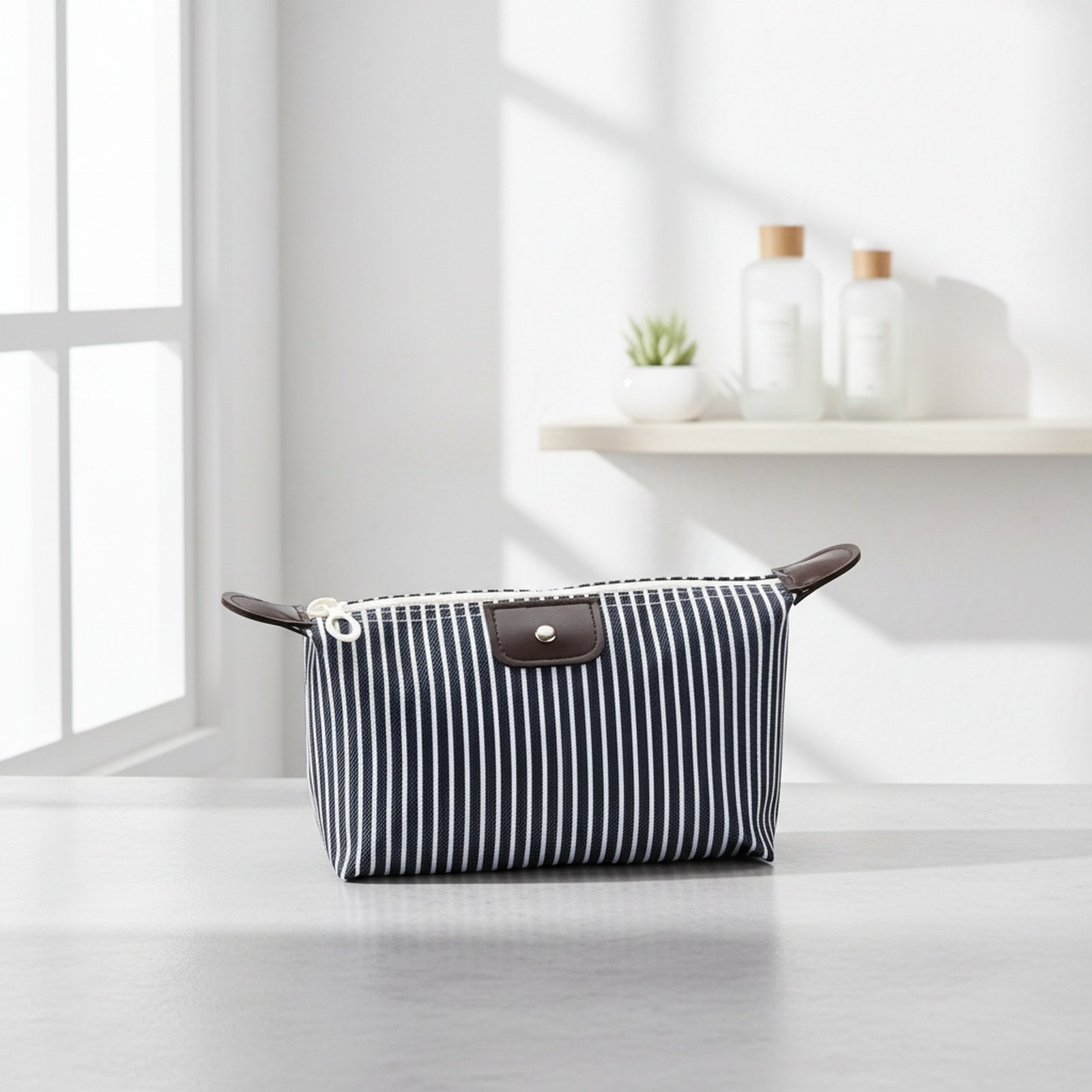 Sac à cosmétiques portable étanche en forme de ravioli pour rouge à lèvres