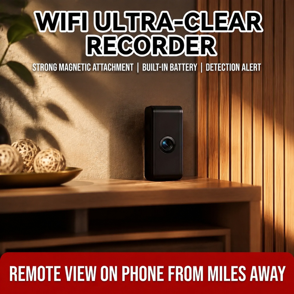 Wireless HD portable surveillance recorder for home security