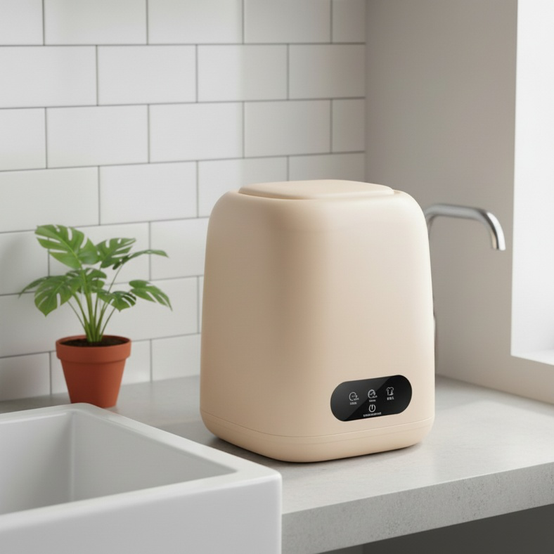 Compact washer dryer combo for underwear and socks