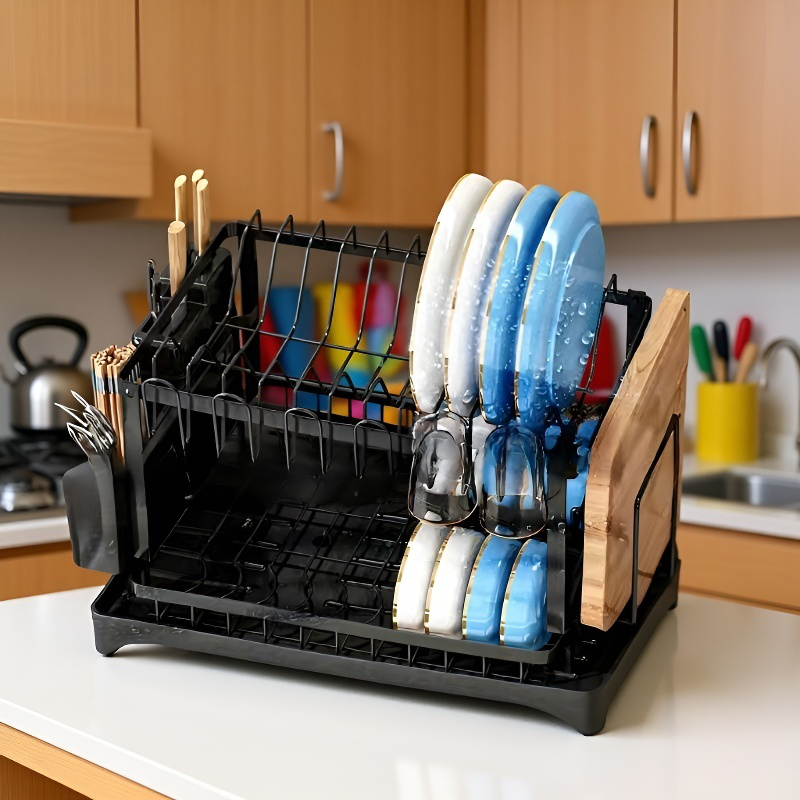 Multifunctional dish rack