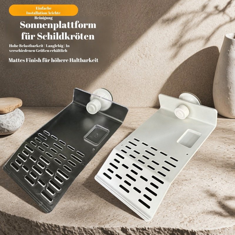 Fütterungs- und Sonnenplattform für Schildkröten