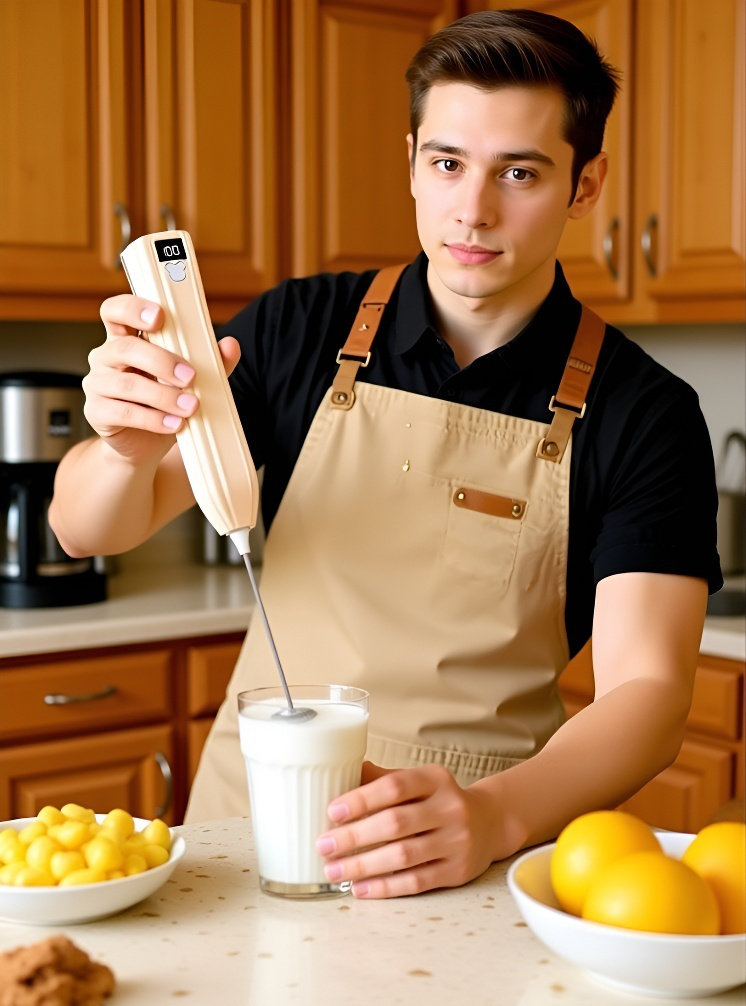 取り外し不要の便利な泡立て器構造