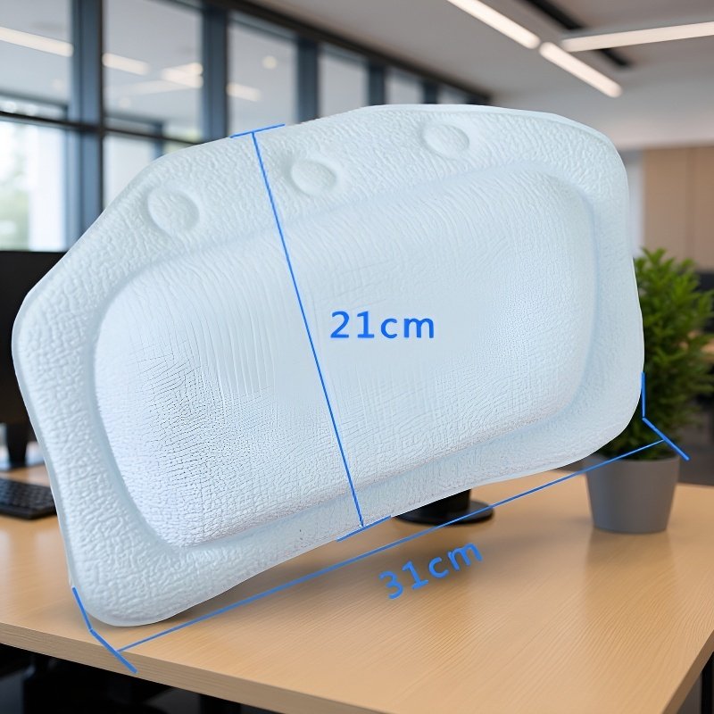 Accesorio de baño: almohada lavable para bañera