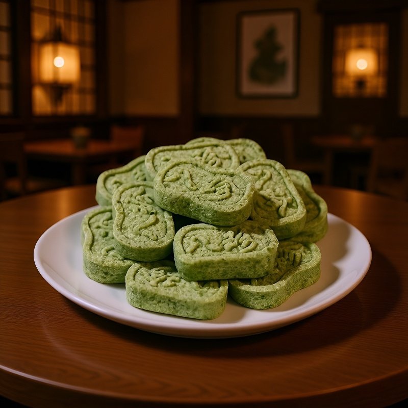 ヨモギと桑の葉の八宝餅