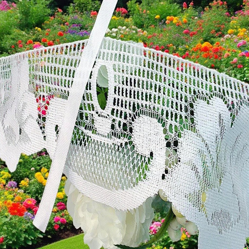 柔美透光紗簾細節