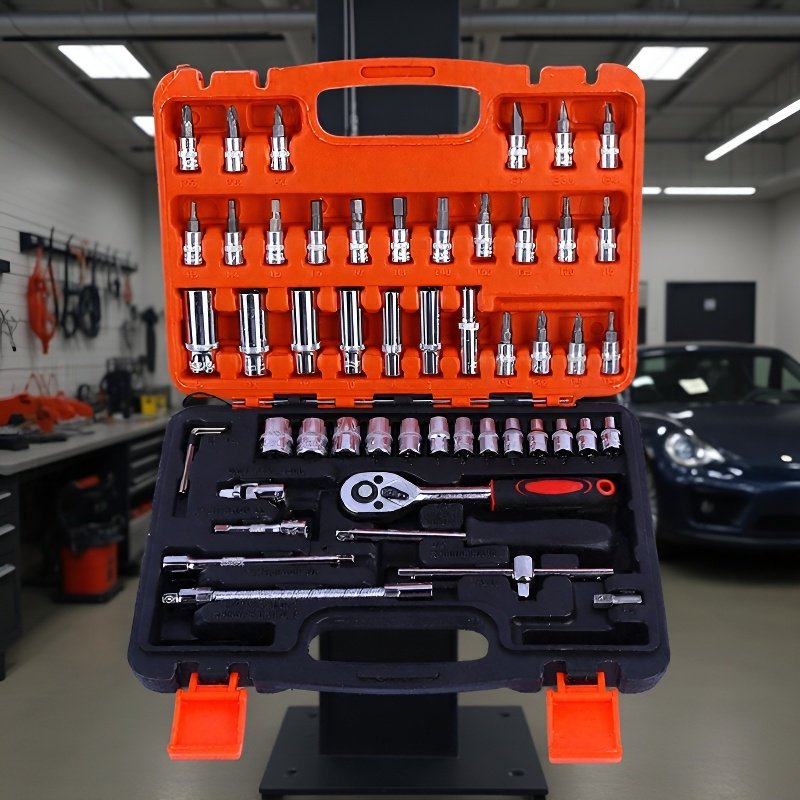 53-piece multi-functional repair tool set