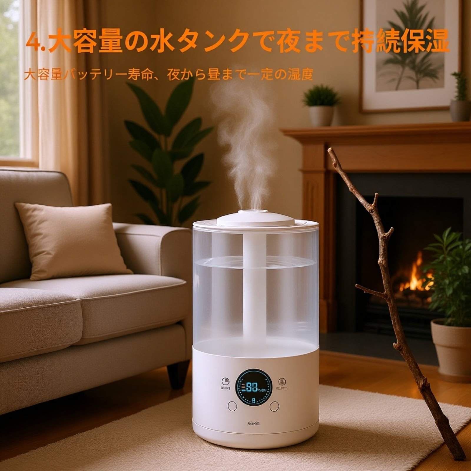 大容量ミストアロマ加湿器