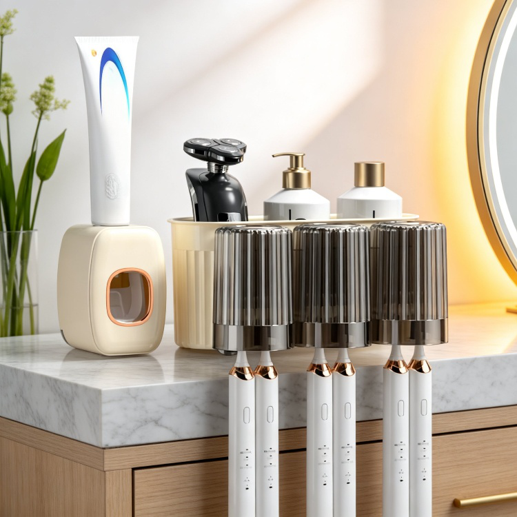 Juego de exprimidores de pasta de dientes