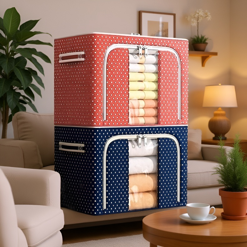 Caja organizadora grande y plegable de tela Oxford JMY