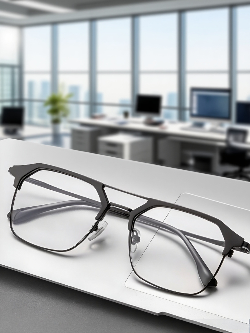  블루라이트 차단 초경량 근시 안경 스마트 줌