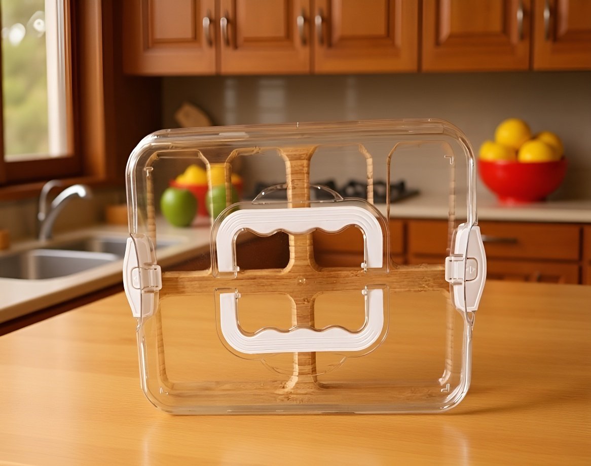 Outdoor Wooden Biscuit and Snack Serving Tray