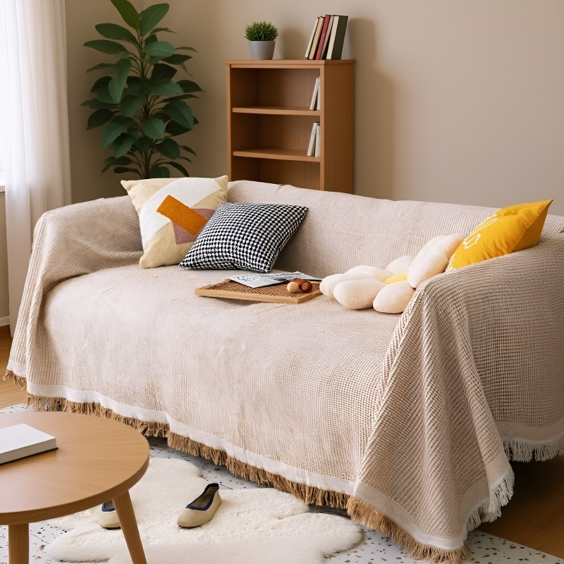 ソファカバーカバーフルカバー綿糸ユニバーサルソファブランケットカバータオル フルカバーソファ