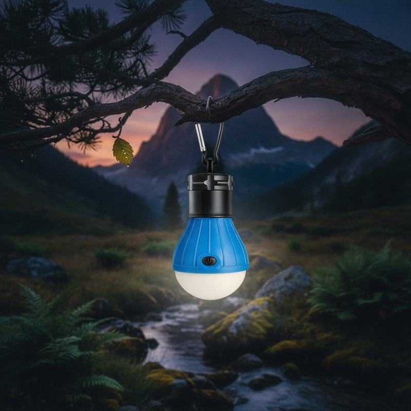 Luz portátil a batería para campamento