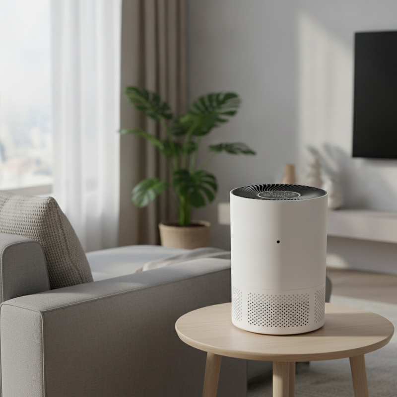 Purificador de aire moderno controlado por APP