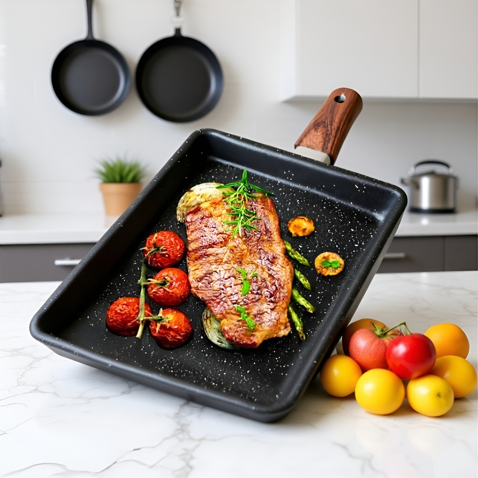 小型鉄スキレット朝食ノンスティックパンケーキパンフラットステーキスキレット