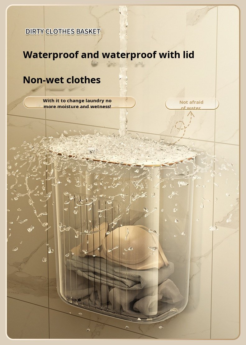 Waterproof bathroom organizer for shampoo and body wash