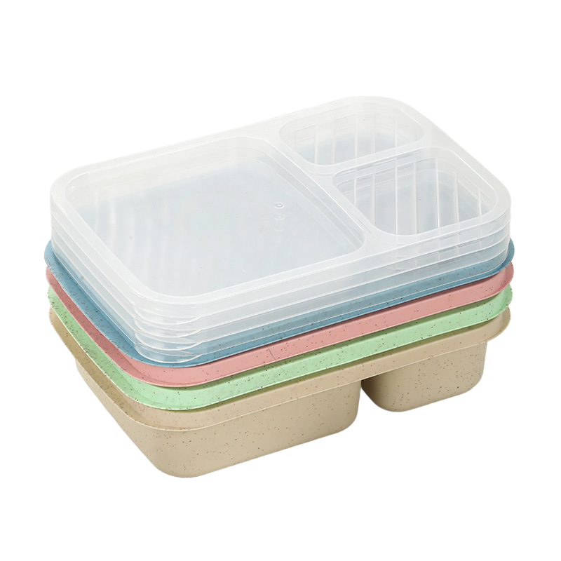 Wheat straw lunch box