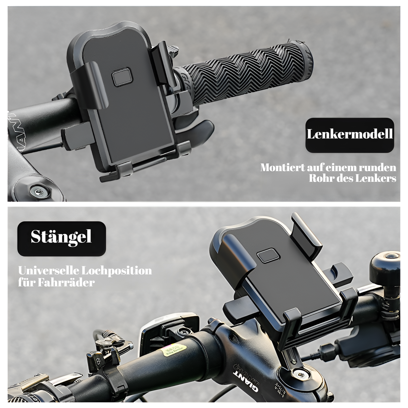 Stoßfeste Fahrrad-Handyhalterung