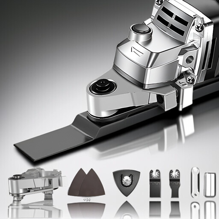 고성능 전동 절단기 목공 작업 중