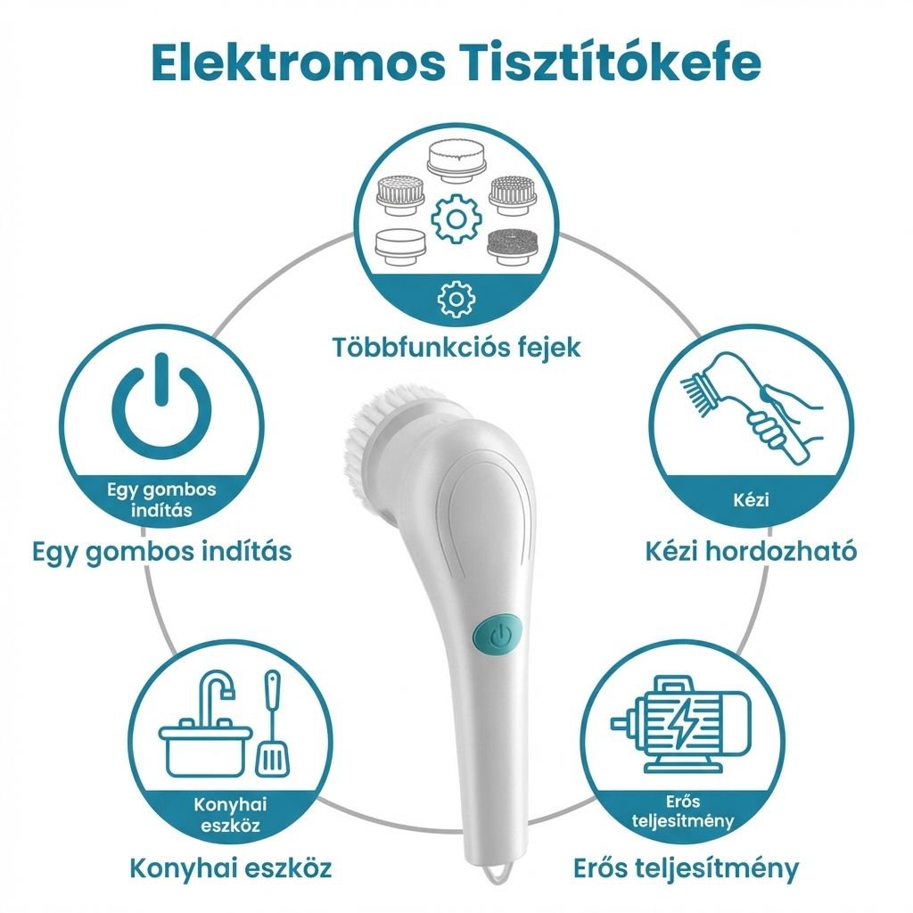 Többfunkciós háztartási tisztítóeszköz
