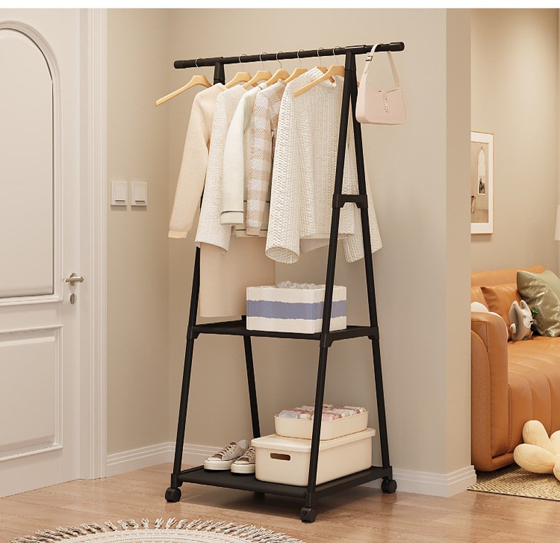 이동식 기능이 돋보이는 무타공 옷걸이