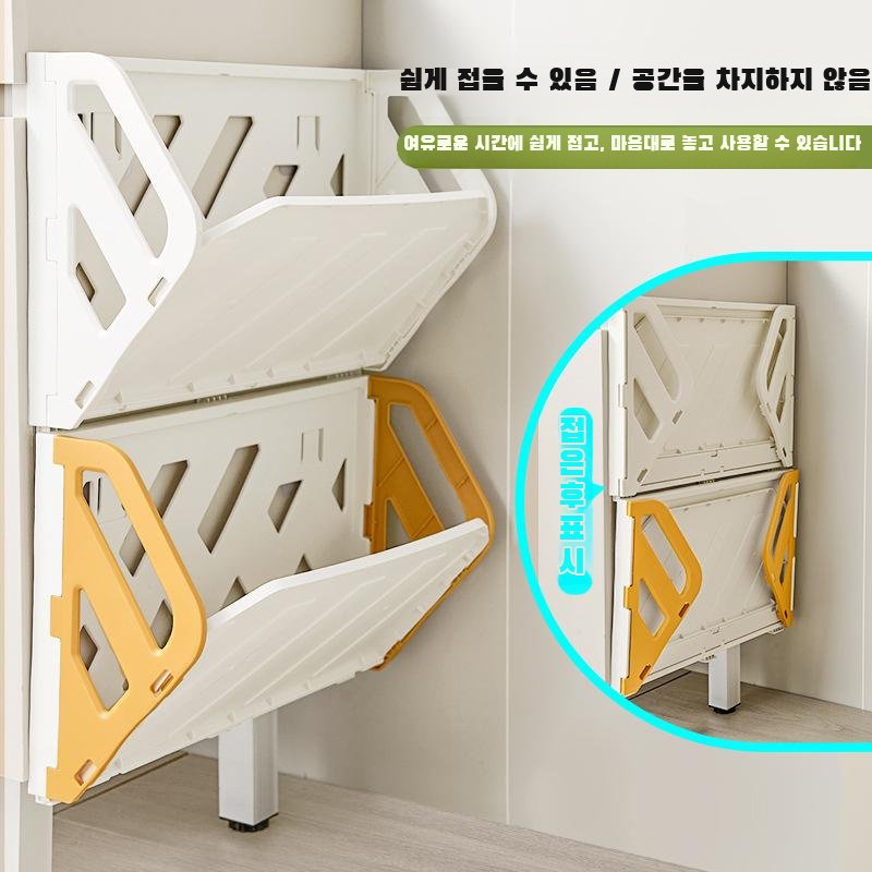 문 뒤 벽걸이 신발장 다용도 수납 슬리퍼 선반