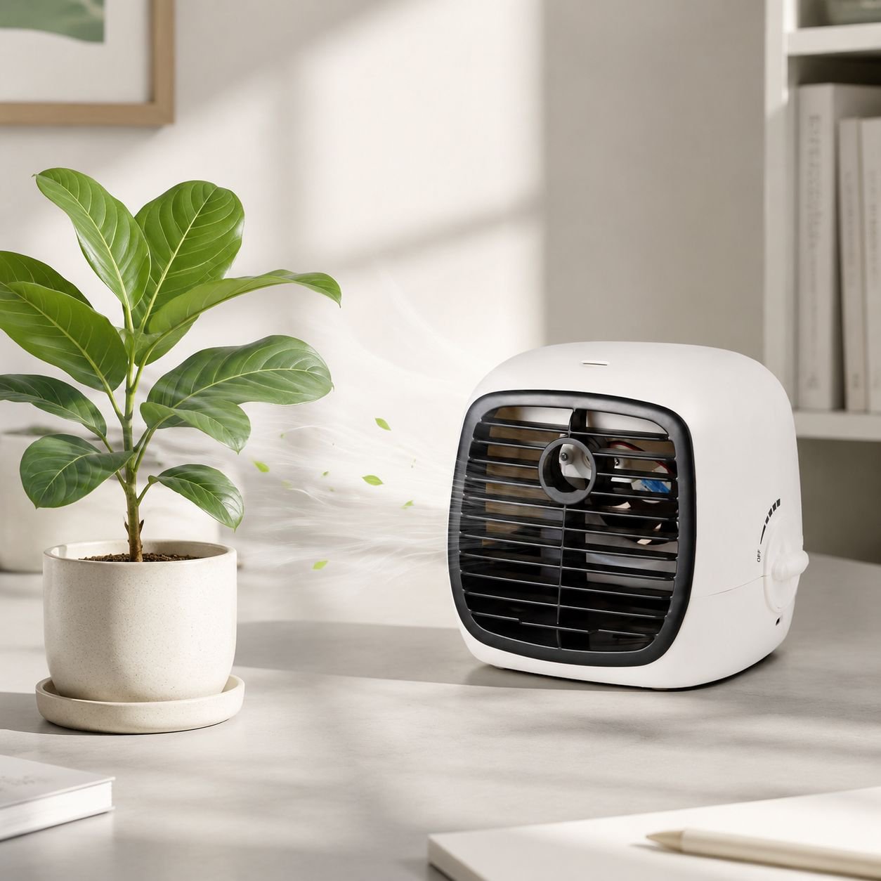 Energieeffizienter Luftkühler für Wohnzimmer