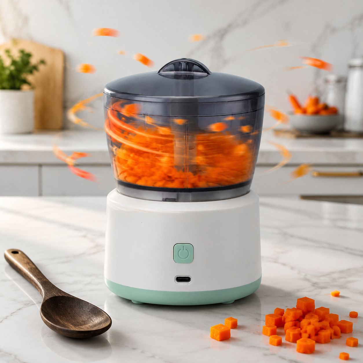 Space-saving kitchen equipment with multiple functions