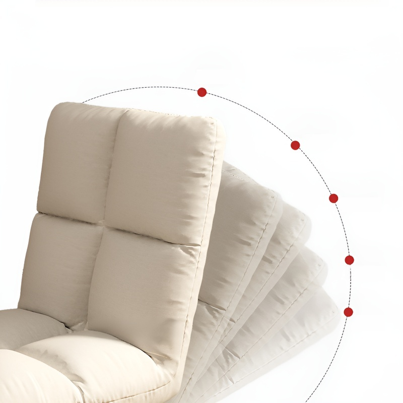  Floating Window Tatami Lazy Chair, Wooden Back Support for One Person