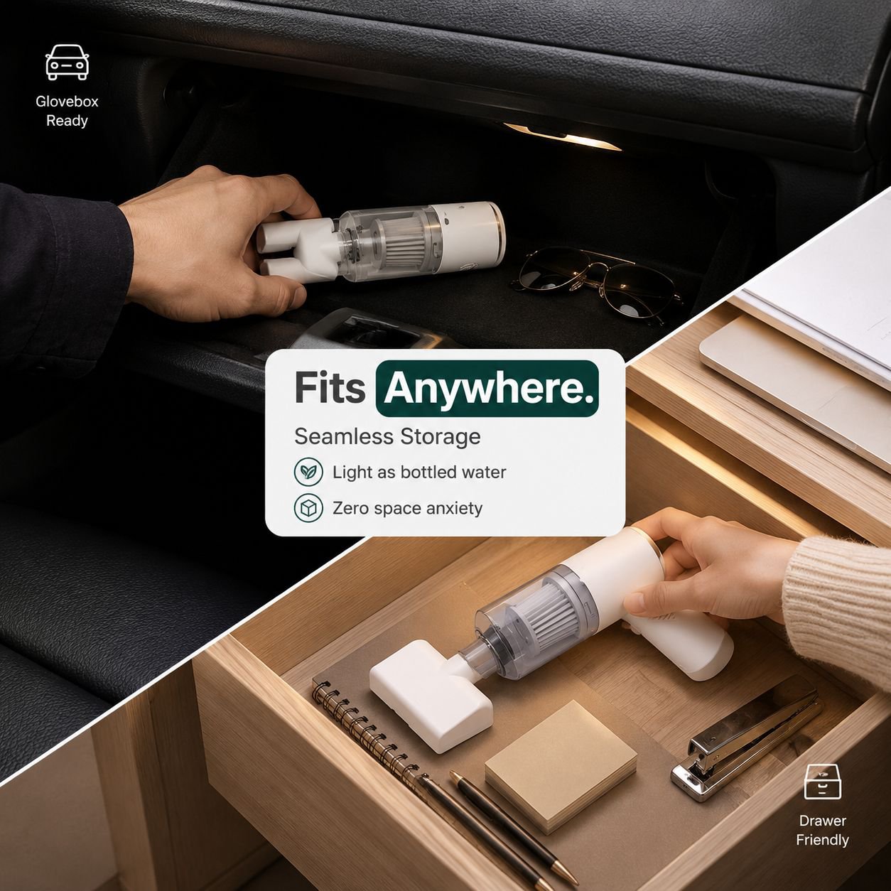 Multifunctional High-Performance Wireless Vacuum Cleaner for Car and Home