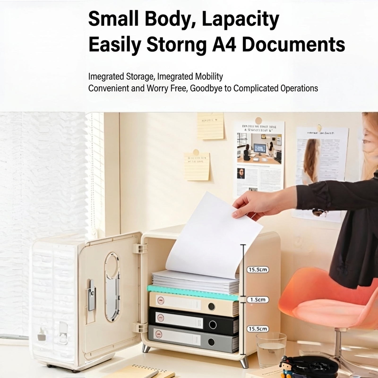 Boîte de rangement secrète à grande capacité avec verrou