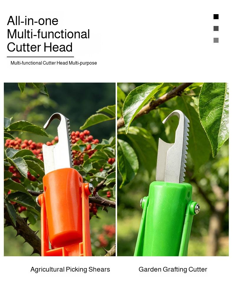 Tijeras de acero inoxidable para poda y recolección