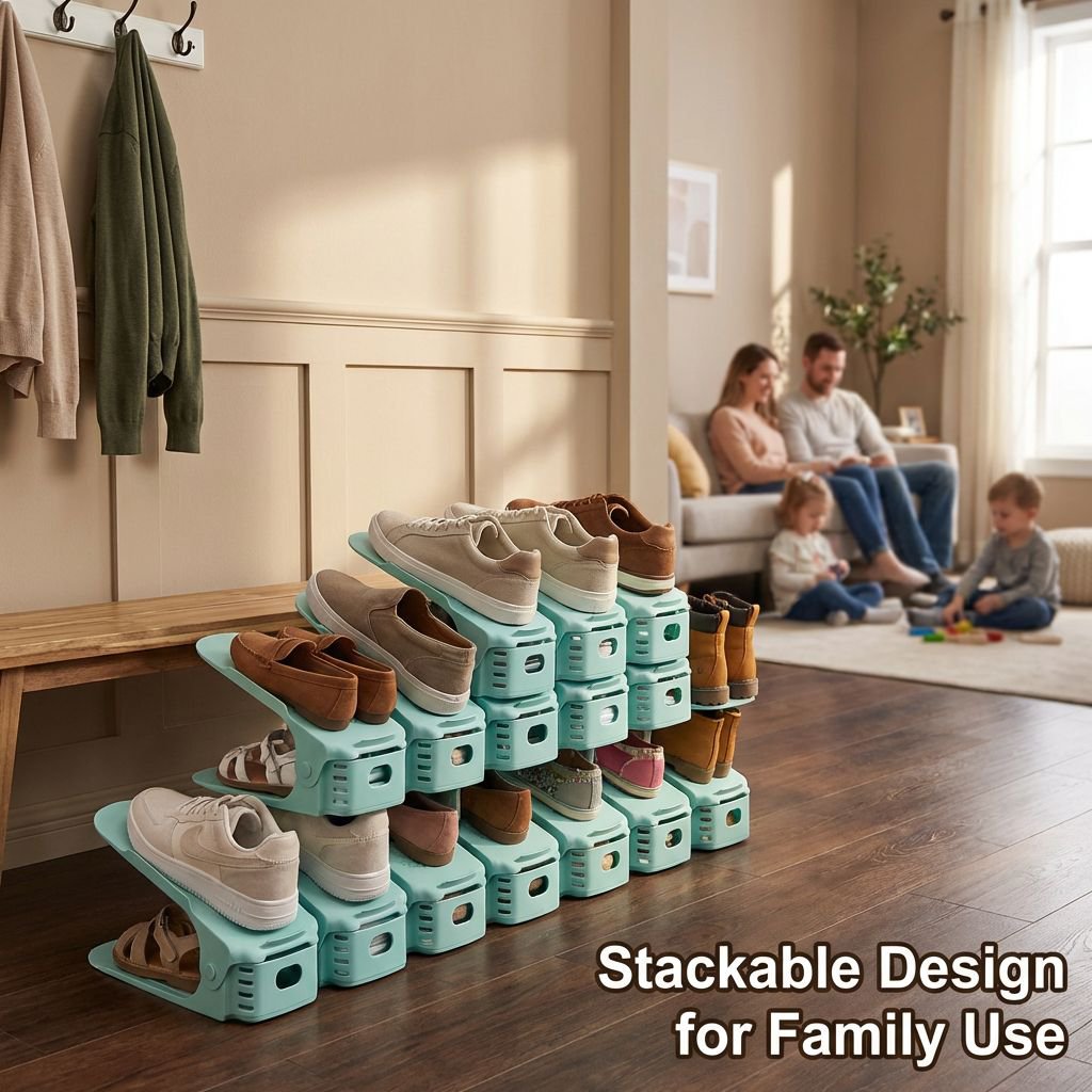 Neuer verstellbarer Schuhschrank und Schuhregal