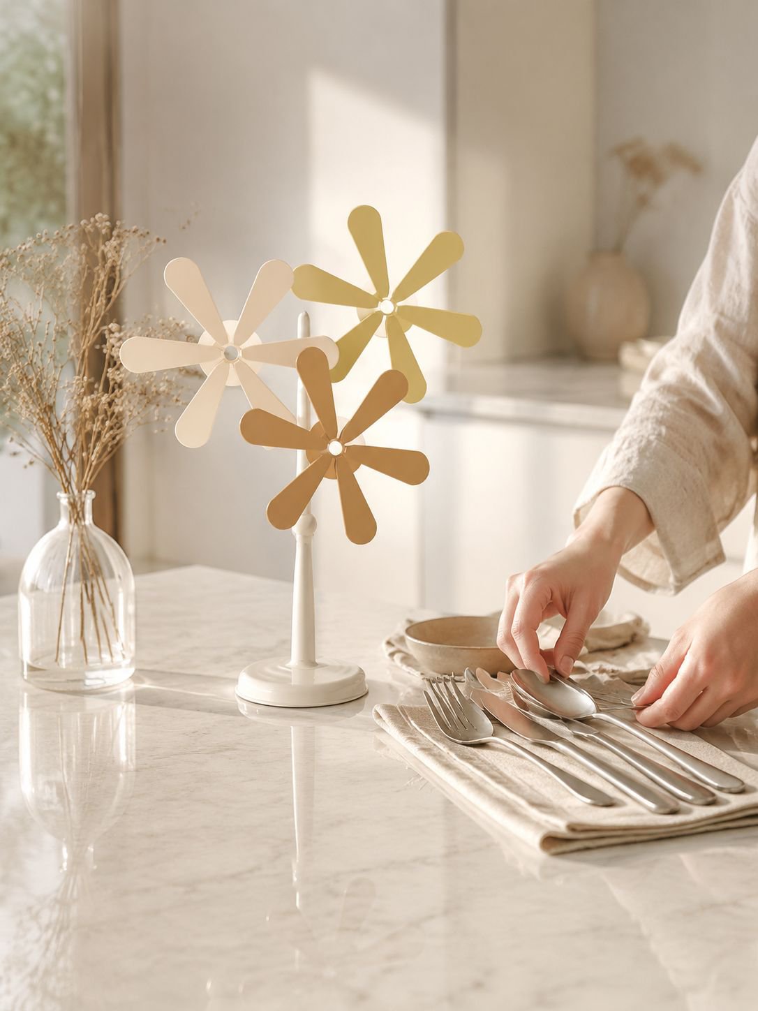 Set de table ménager en silicone résistant à la chaleur