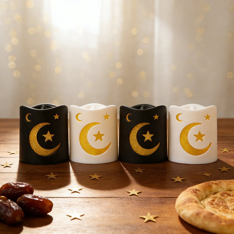 홈 페스티벌 골든 윈드 라이트 캔들 홀더 세트