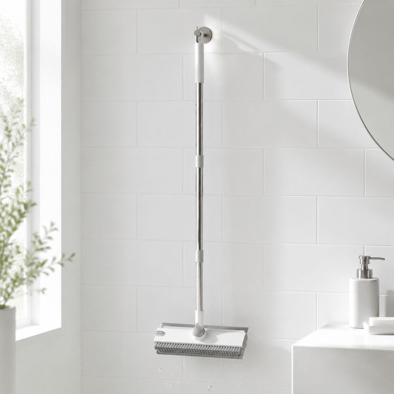 Praktische Badezimmerbürste für professionelle Sauberkeit zu Hause