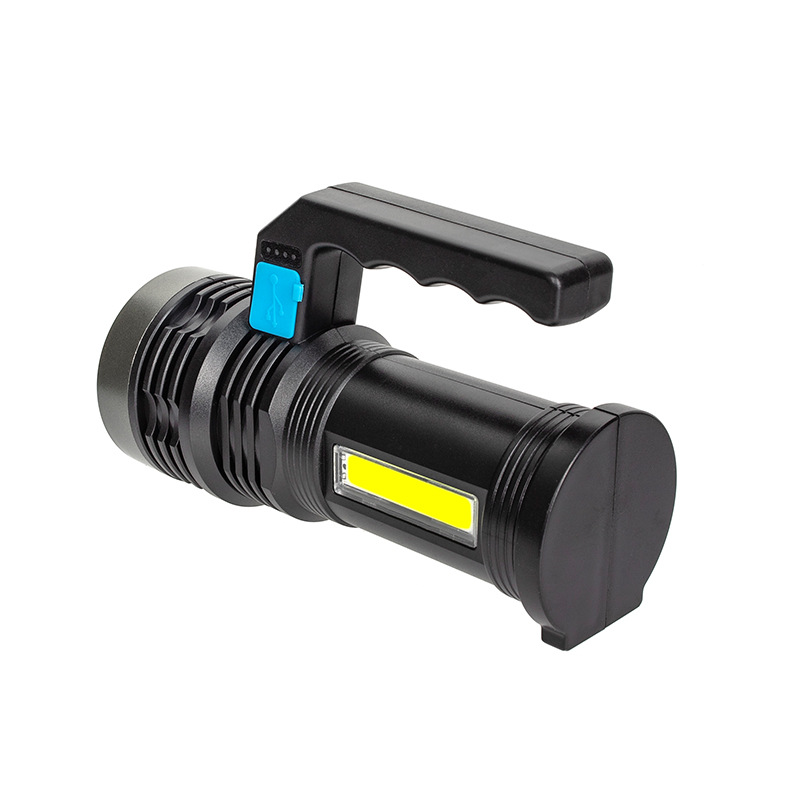 ไฟฉาย LED แบบชาร์จได้ ขนาดเล็ก แสงแรง สำหรับตั้งแคมป์กลางแจ้ง 3W ไฟส่องหา