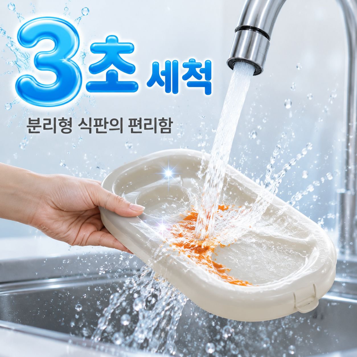 아기 다기능 식사 의자 접이식 어린이 의자 3in1 디자인 높이 조절 미끄럼 방지 경량 수납 용이