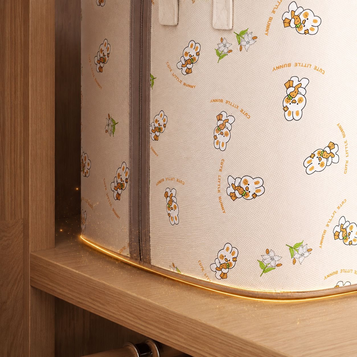 Sac de rangement avec fermeture zippée étanche