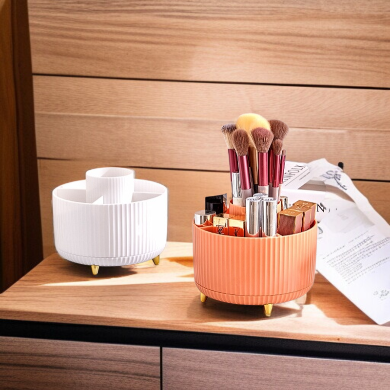 회전 테이블 브러쉬 수납통 전체 모습