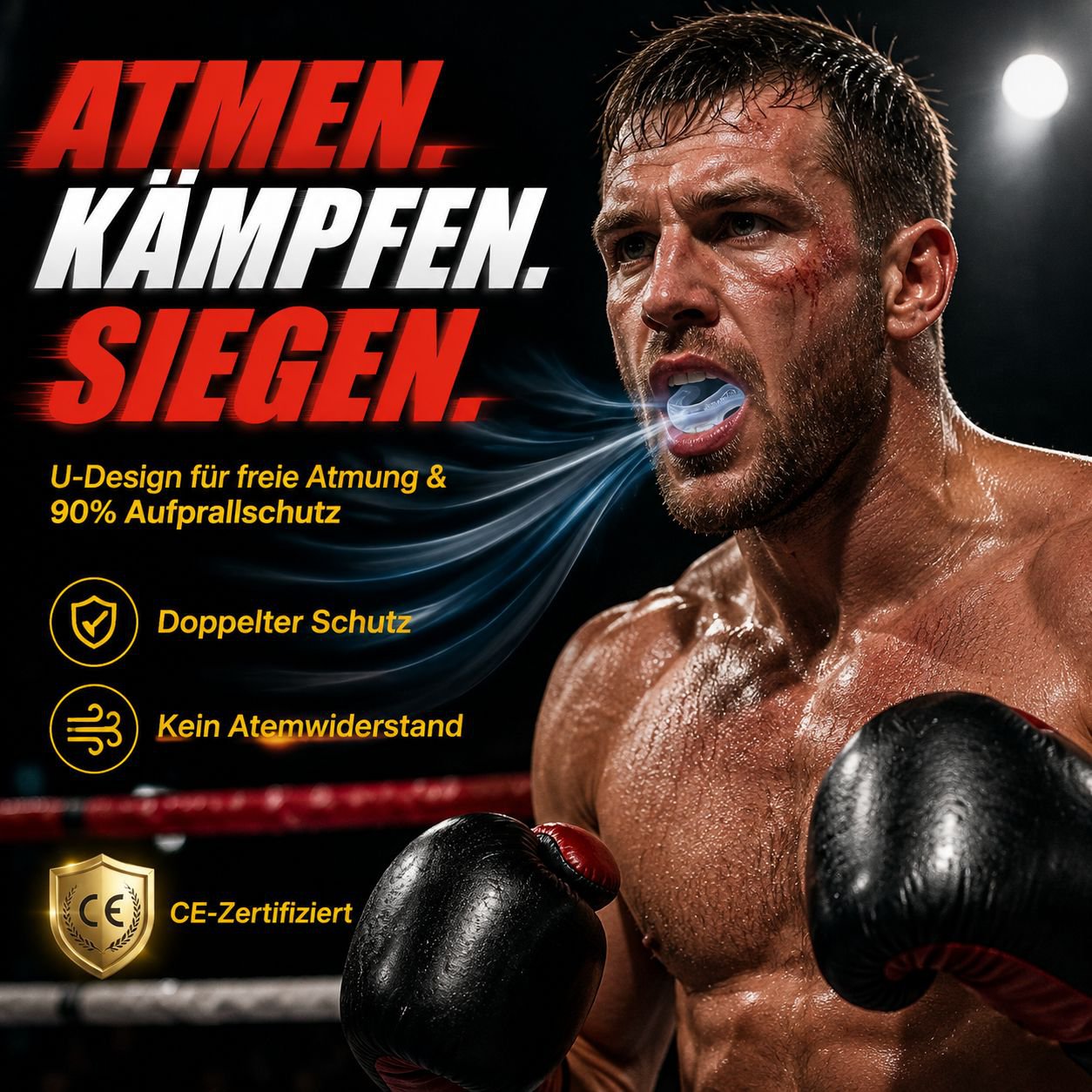 Sport-Mundschutz für Boxen, Taekwondo, Kickboxen