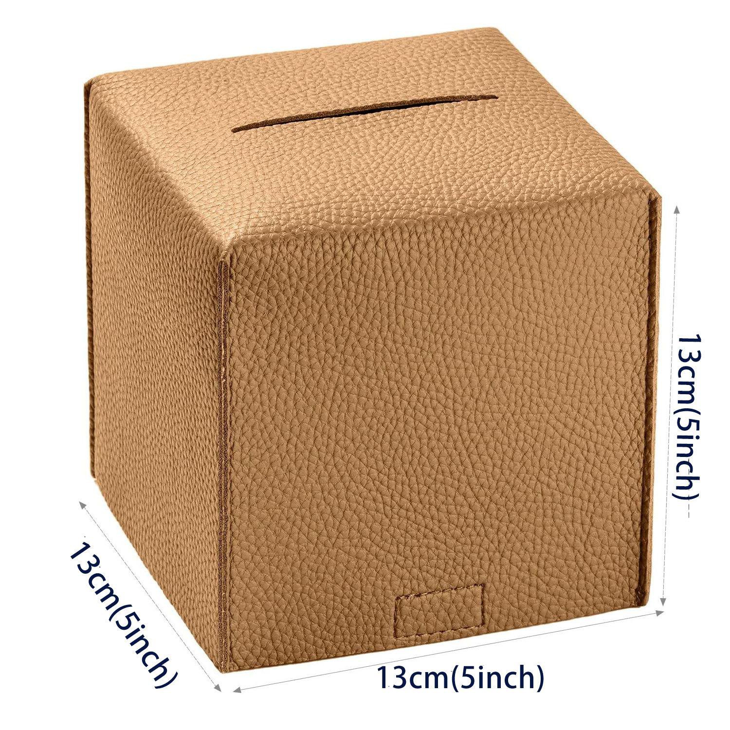 多機能レザーティッシュボックス