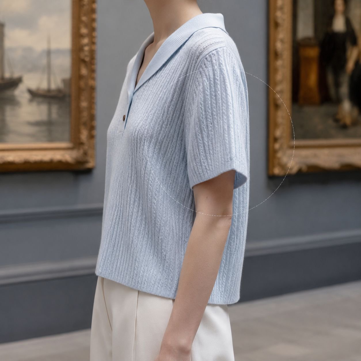 Bequemer und stilvoller Halbarm Pullover für Frauen